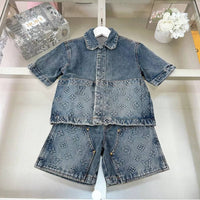 Lv denim set