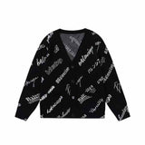 Balen Script Cardigan